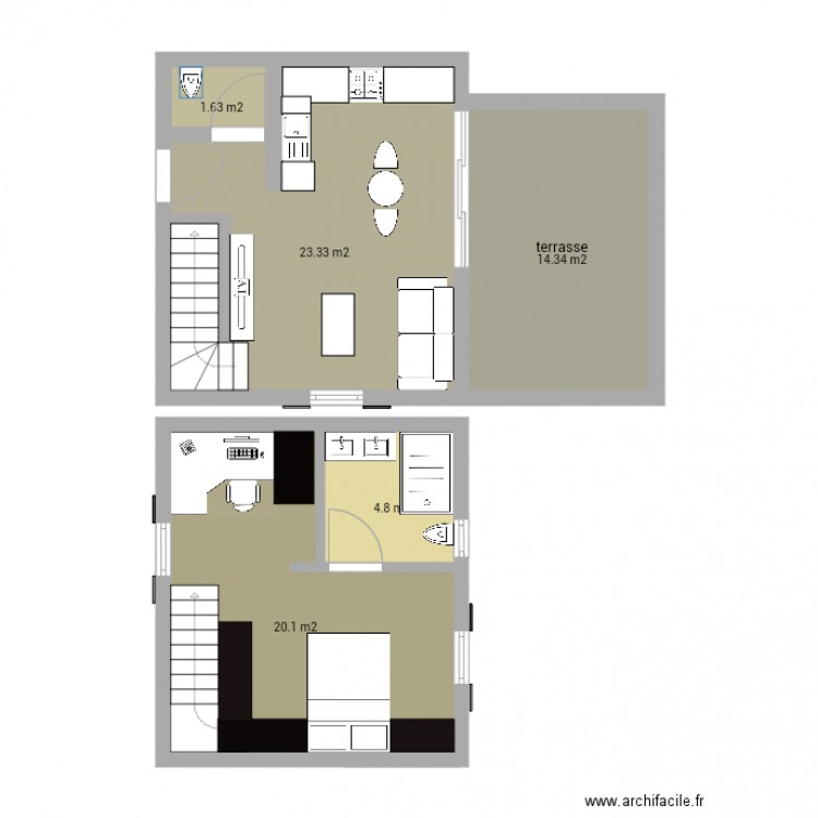 claude973 12. Plan de 0 pièce et 0 m2