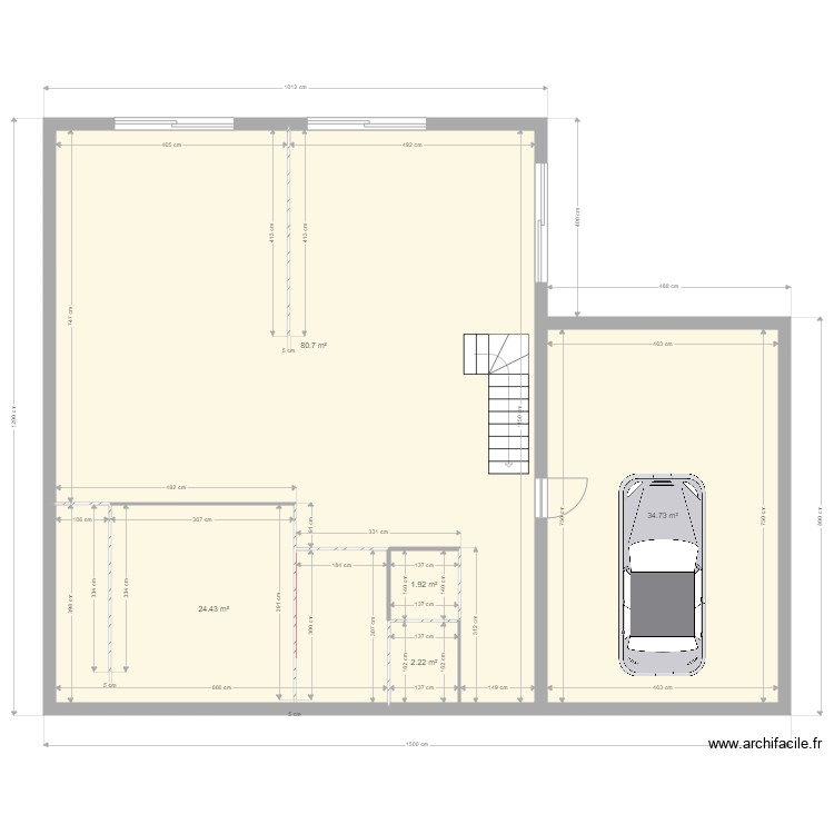 rdc 2. Plan de 0 pièce et 0 m2 rdc 2. Plan de 0 pièce et 0 m2