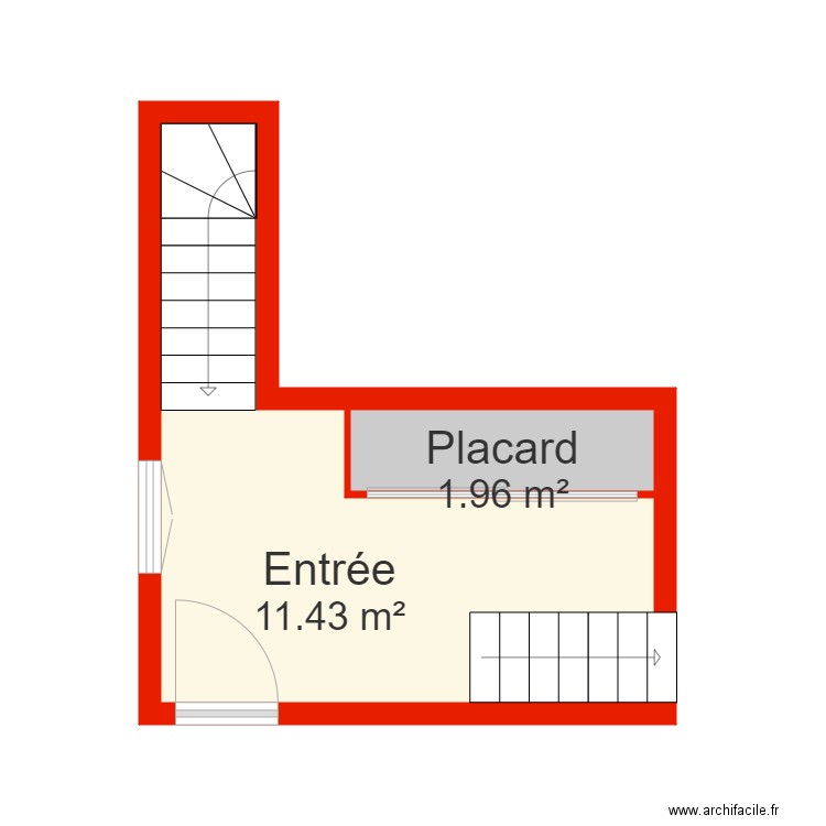 BI 3796 RDC entrée non côté. Plan de 0 pièce et 0 m2