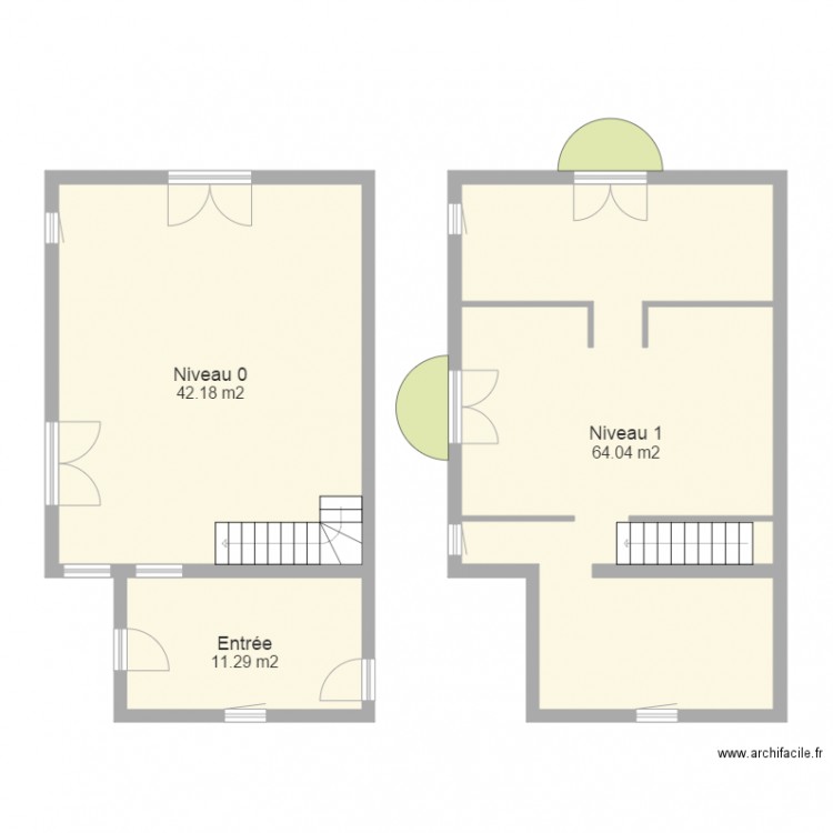 NevezExtension. Plan de 0 pièce et 0 m2