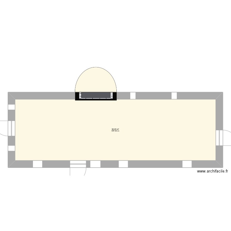 grange a vache . Plan de 0 pièce et 0 m2