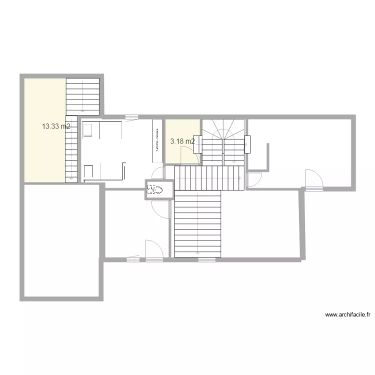 Agrandissement 2. Plan de 