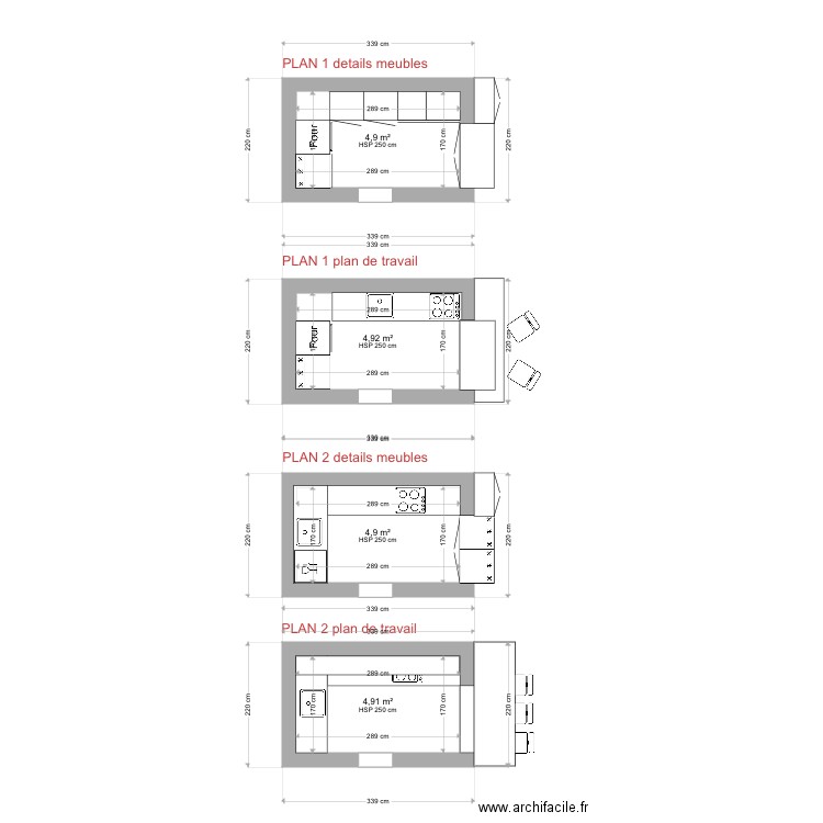 Cuisine claire et patrick. Plan de 0 pièce et 0 m2