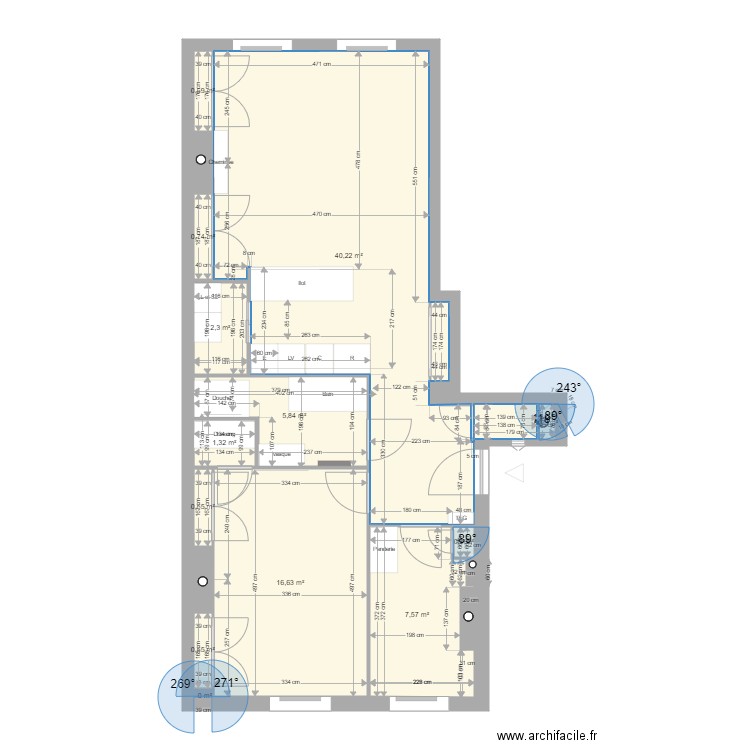 37 Gambetta PROJET définitif option 2. Plan de 0 pièce et 0 m2