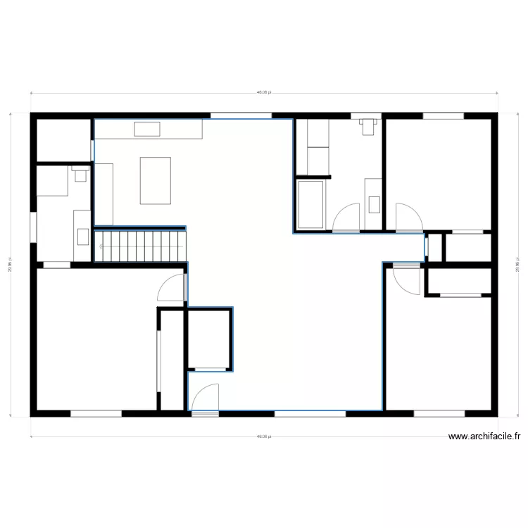 Charette Marie Mich&egrave;le. Plan de 