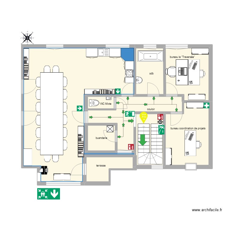2ème étage Lee LUX. Plan de 0 pièce et 0 m2