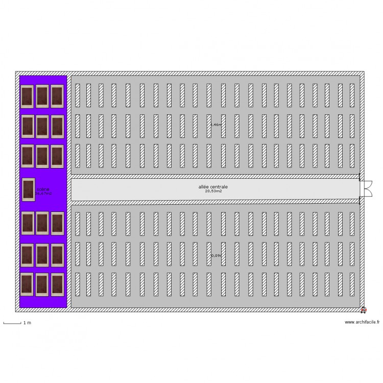 salle des marinières porcieu amblagnieu. Plan de 0 pièce et 0 m2