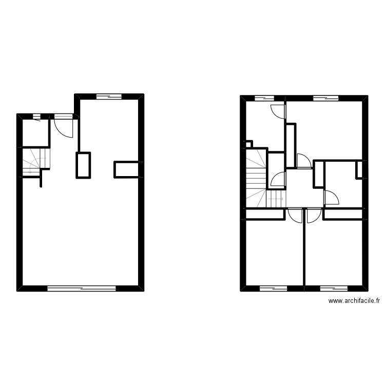 BAERT. Plan de 16 pièces et 106 m2