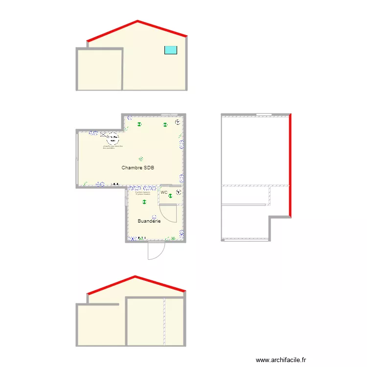  plan &eacute;lectricit&eacute; garage. Plan de 