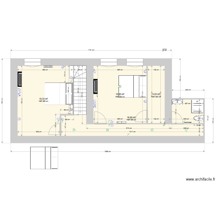 Longère GUYNEMER Etage 1 ELEC. Plan de 0 pièce et 0 m2