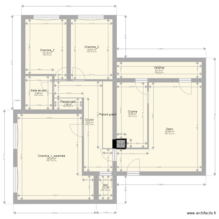 Coloc 7  square du douro 35200 Rennes_BRUT. Plan de 0 pièce et 0 m2