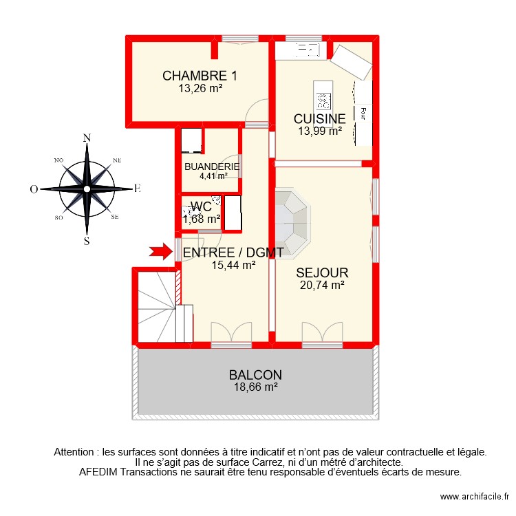 BI 11328 NIVEAU 1 . Plan de 0 pièce et 0 m2