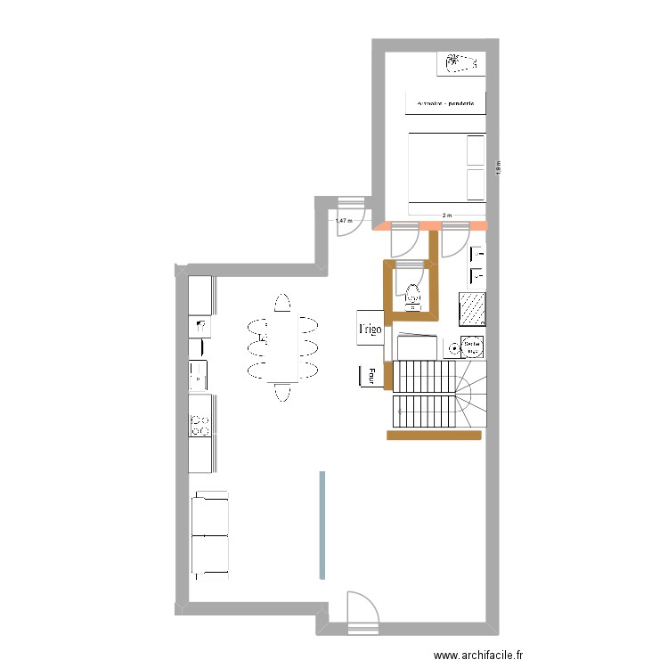 Keyes. Plan de 0 pièce et 0 m2