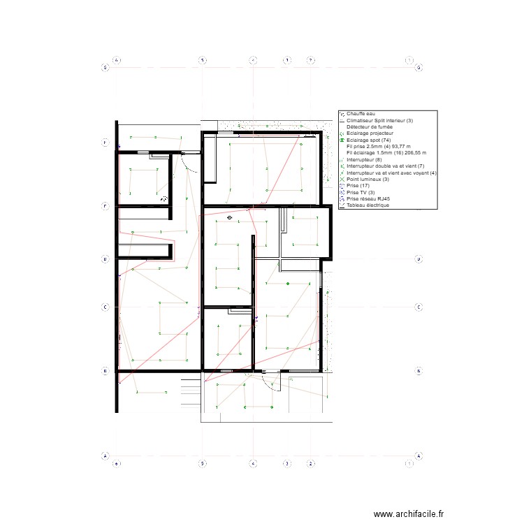 plan elecricque bingerville etage. Plan de 0 pièce et 0 m2