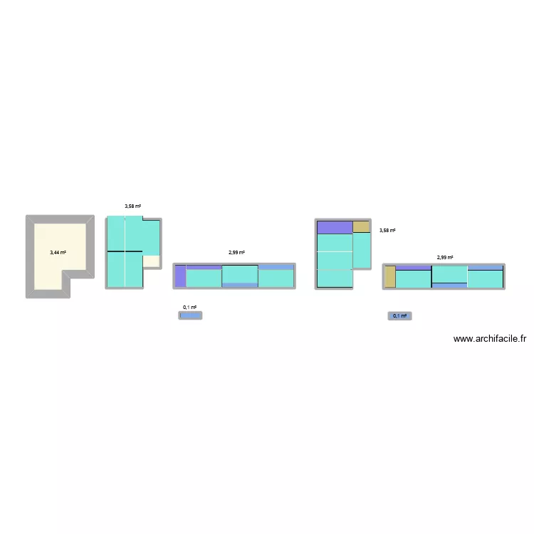 Isolation cave. Plan de 