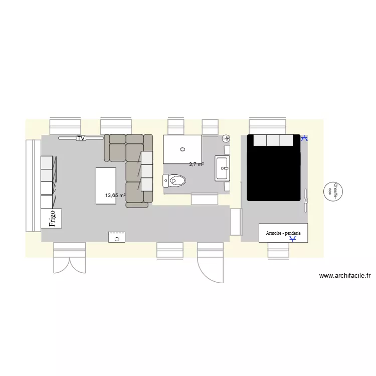 mobil home 44. Plan de 3 et 24 m² mobil home 44. Plan de 3 et 24 m²