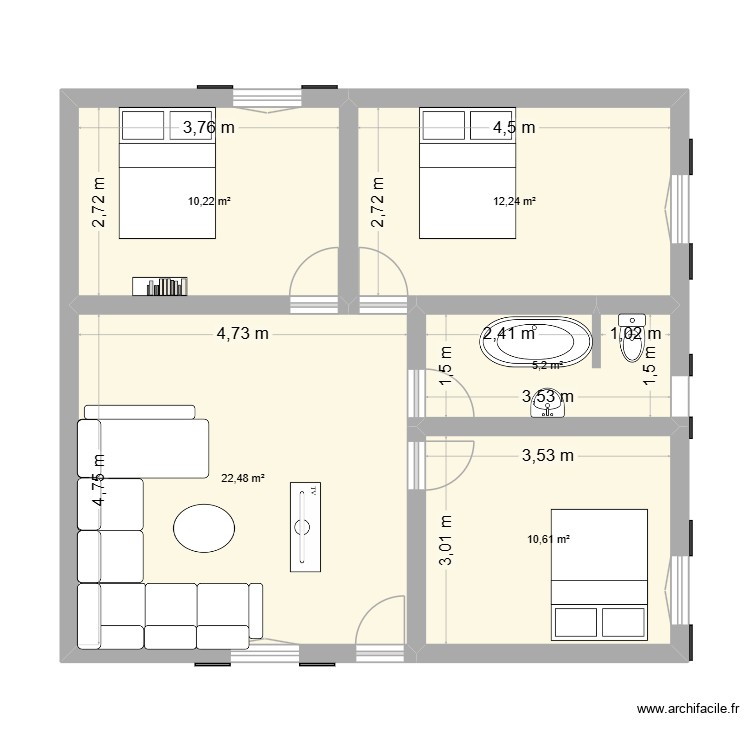 cacabox pour layan. Plan de 0 pièce et 0 m2 cacabox pour layan. Plan de 0 pièce et 0 m2