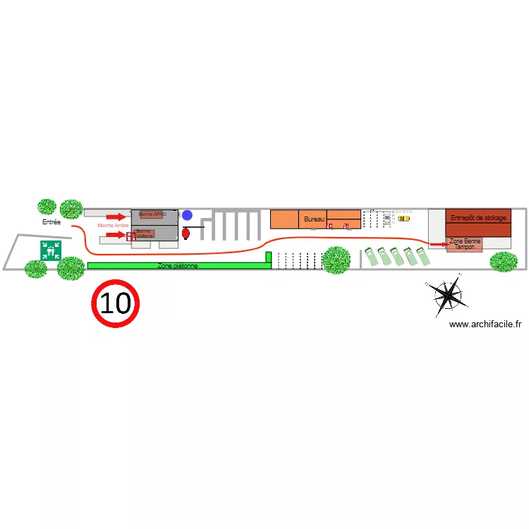 Plan Fondeyre pour Bovo. Plan de 