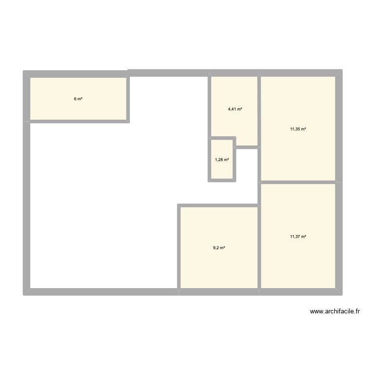 Maison Ar&egrave;s. Plan de 0 pièce et 0 m2