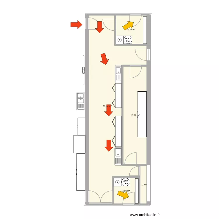 projet b. Plan de 5 Pièces et 50 m² projet b. Plan de 5 Pièces et 50 m²