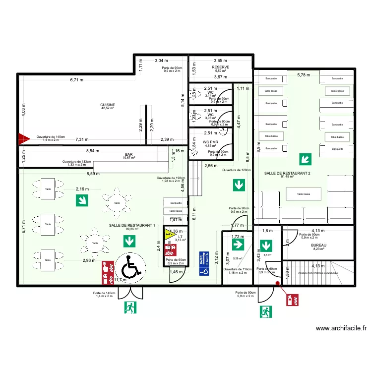 Plan d'Implantation L'Andalousia 1.0. Plan de 13 et 238 m² Plan d'Implantation L'Andalousia 1.0. Plan de 13 et 238 m²