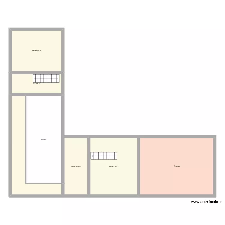 tabary post travaux R1. Plan de 7 pièces et 156 m²
