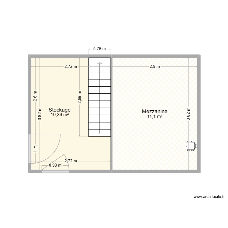 Stockage. Plan de 0 pièce et 0 m2