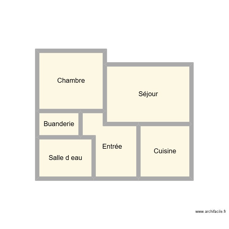 2506 SIMON. Plan de 6 pièces et 12 m2