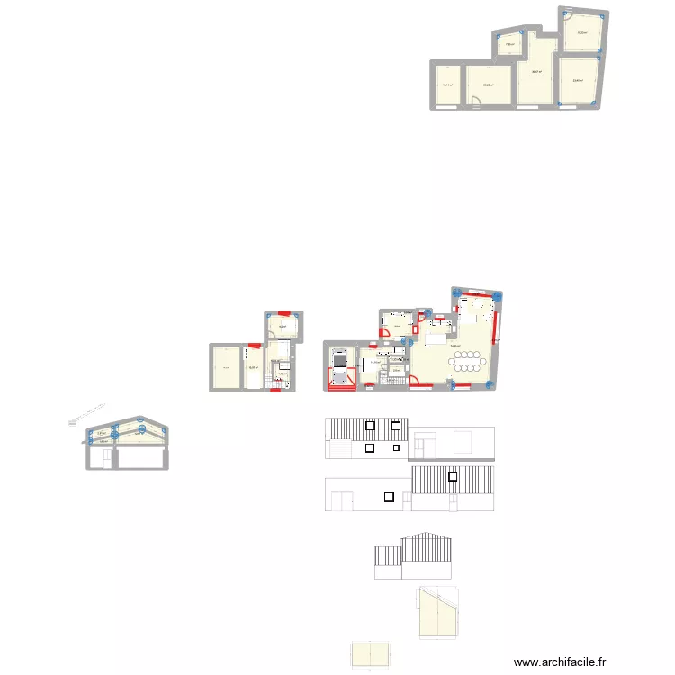 La Massonni&egrave;re 3. Plan de 26  et 286 m²