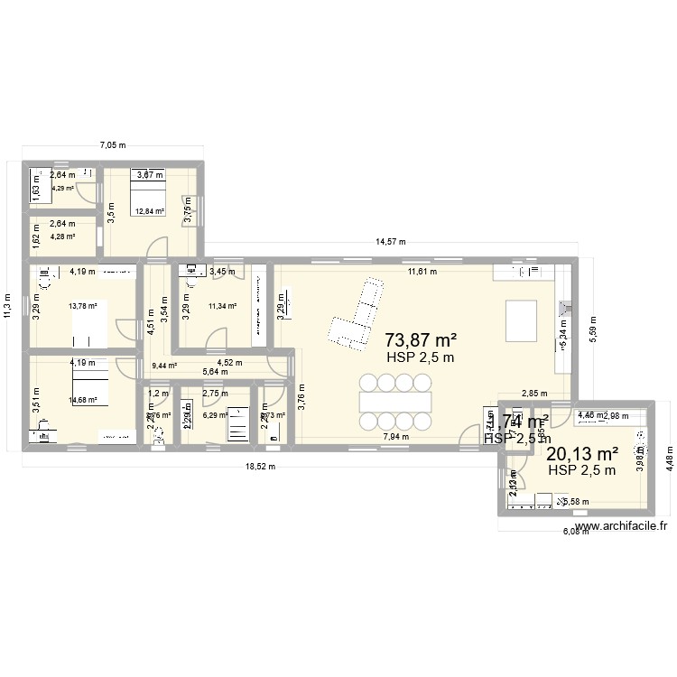 Maison 5. Plan de 0 pièce et 0 m2