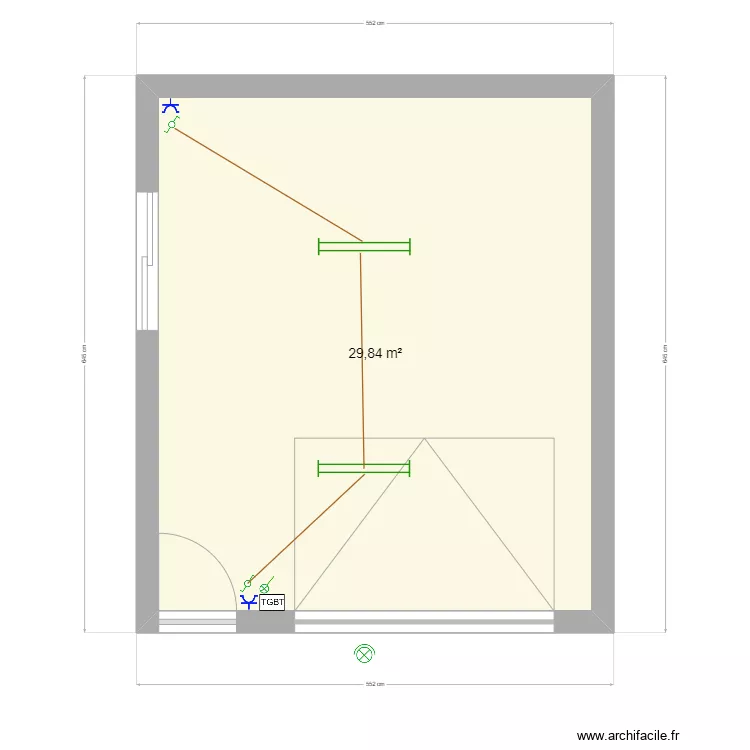 Lucas  (Garage). Plan de 