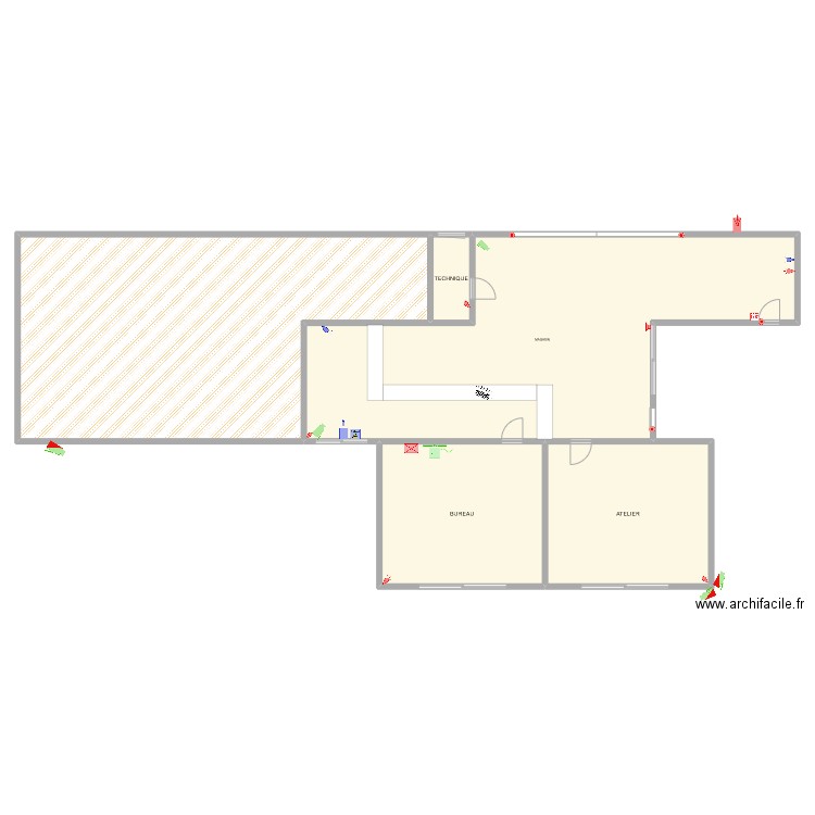 vetti. Plan de 0 pièce et 0 m2
