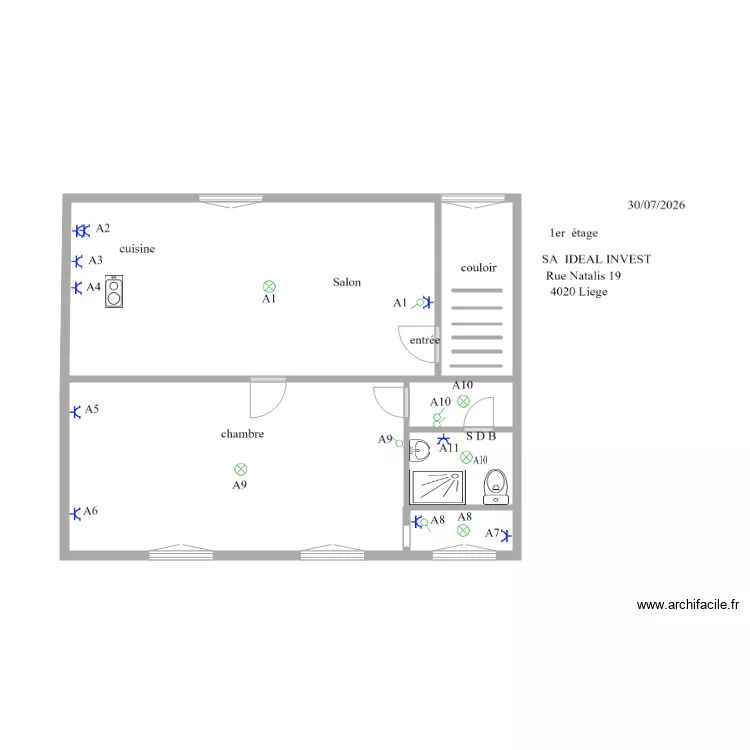natalis 1er 2. Plan de 5 et 36 m² natalis 1er 2. Plan de 5 et 36 m²