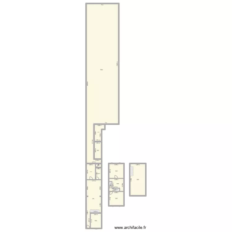 plan maison. Plan de 13 Pièces et 505 m²