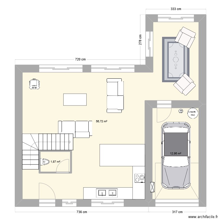 maison 2. Plan de 12 pièces et 146 m2