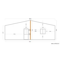 Façade sud-ouest HANGAR