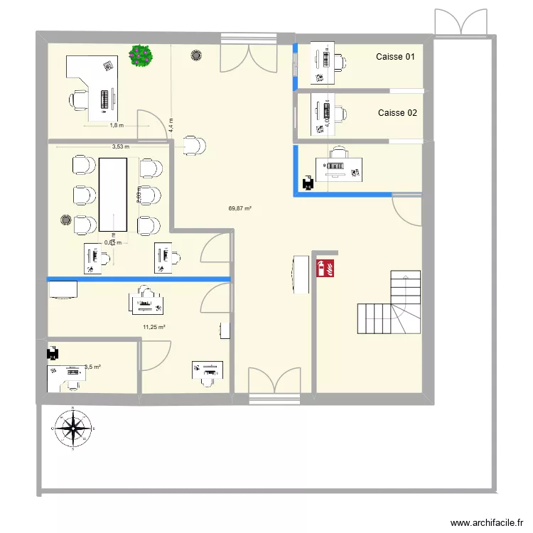 R+1 JFG. Plan de 5 et 93 m² R+1 JFG. Plan de 5 et 93 m²