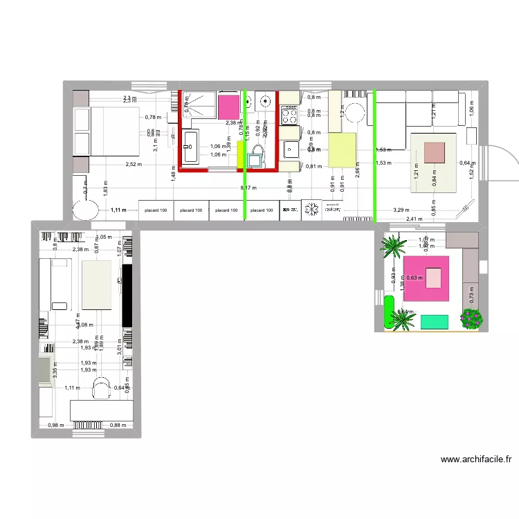DEF MEYRARGUES PAR PIECES. Plan de 
