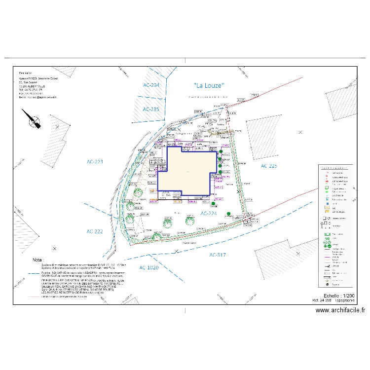 SHOB. Plan de 1 pièce et 118 m2