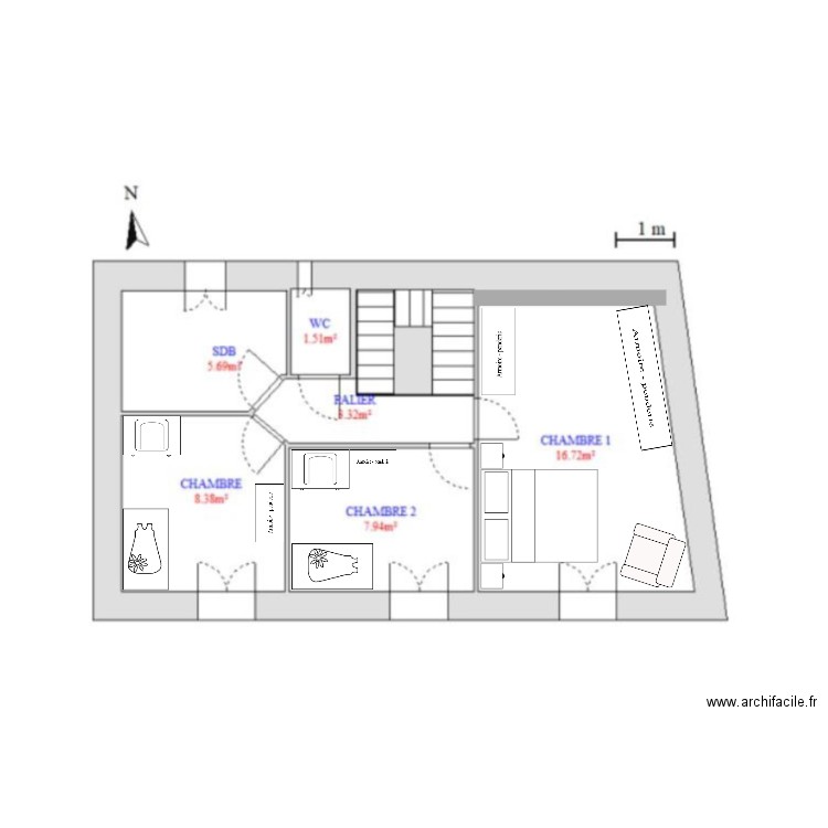 Maison Mazargues Haut. Plan de 0 pièce et 0 m2
