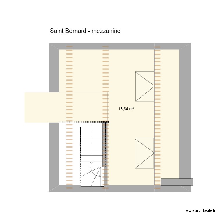 Saint Bernard 67 version house map. Plan de 29 pièces et 361 m2