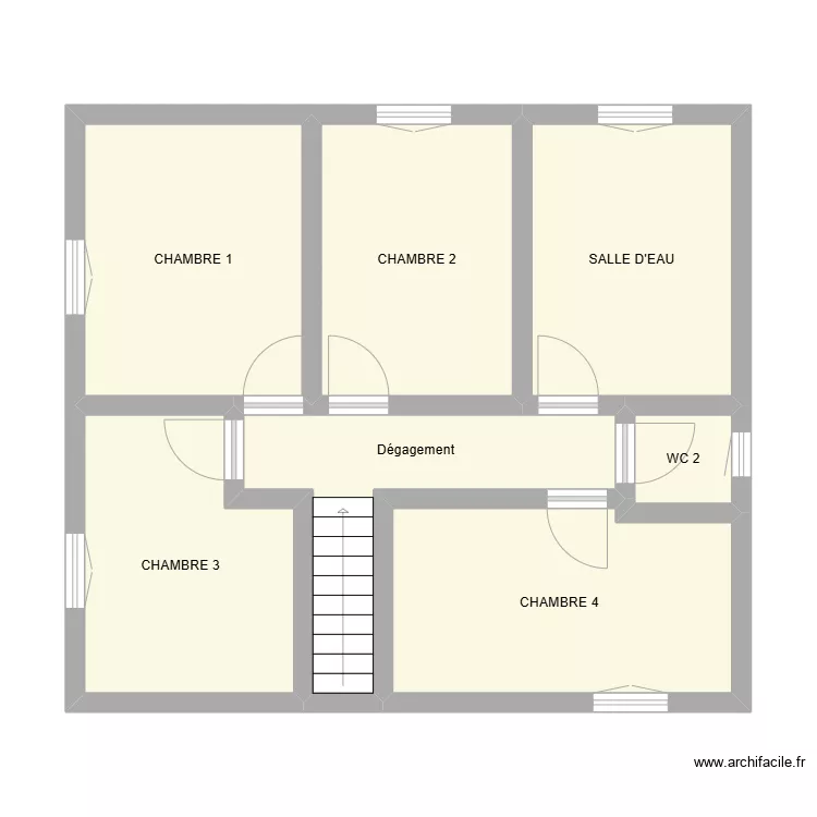 C. VUILLEMIN/ETAGE. Plan de 