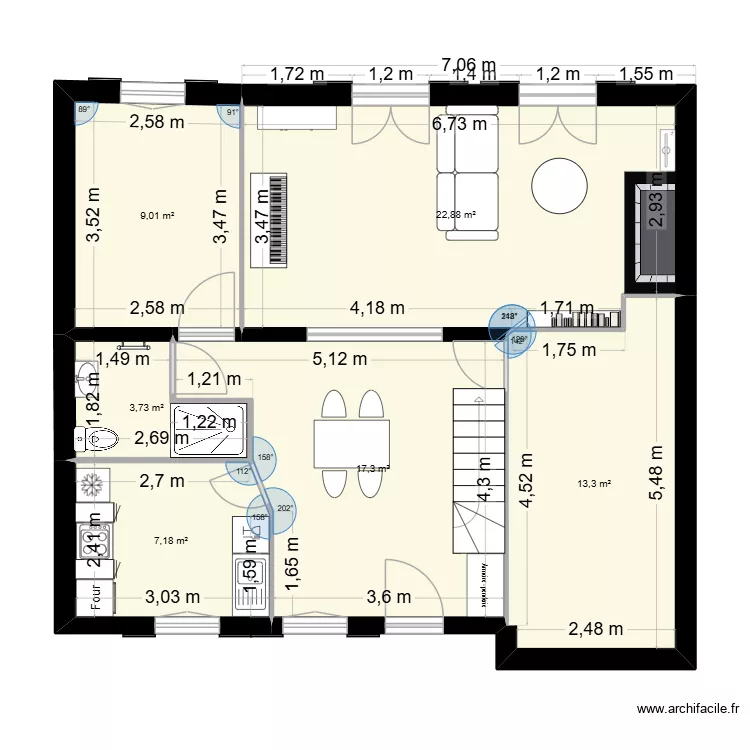 planProvisoire2. Plan de 6 et 73 m² planProvisoire2. Plan de 6 et 73 m²