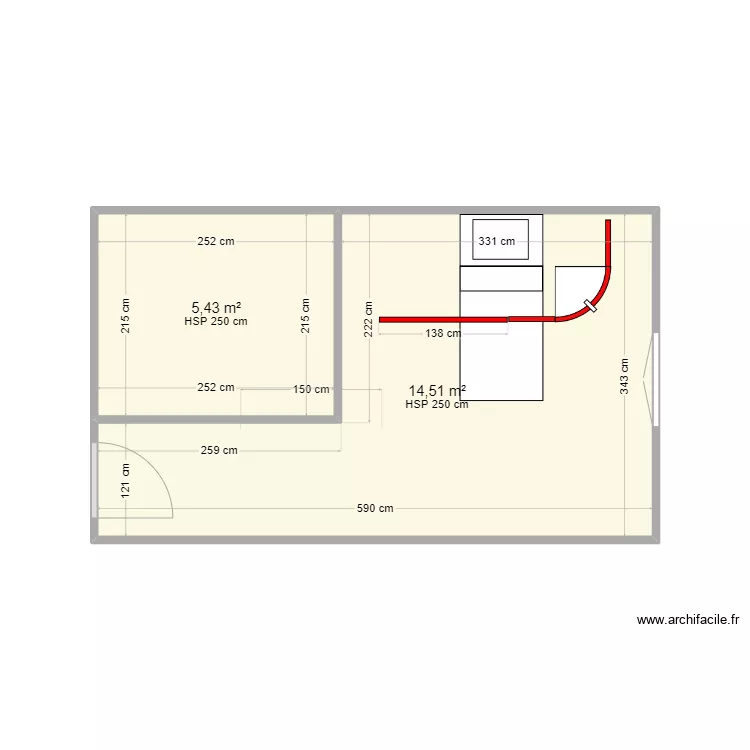 EHPAD LES CHENES VERT CH 143 ET 130. Plan de 