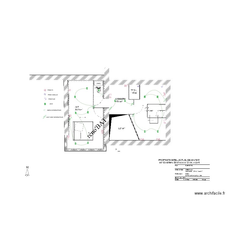 PLAN RDC M.MOLES. Plan de 0 pièce et 0 m2