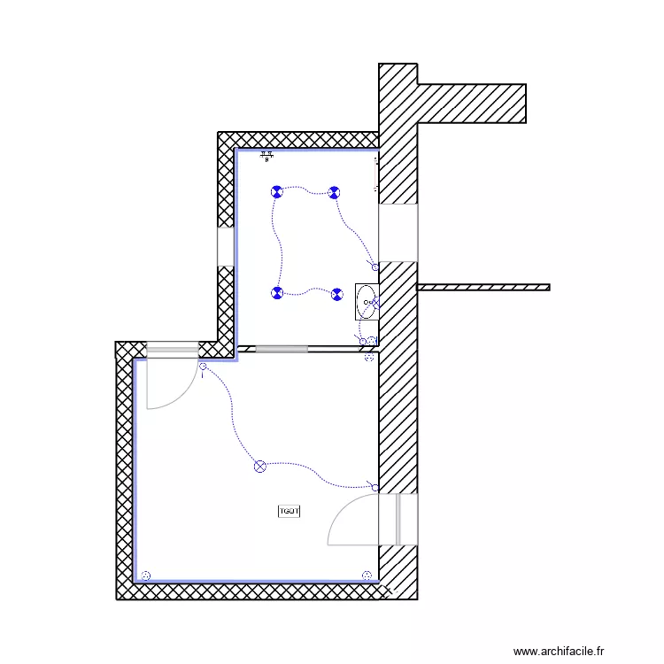 LERAY MINOUS. Plan de 