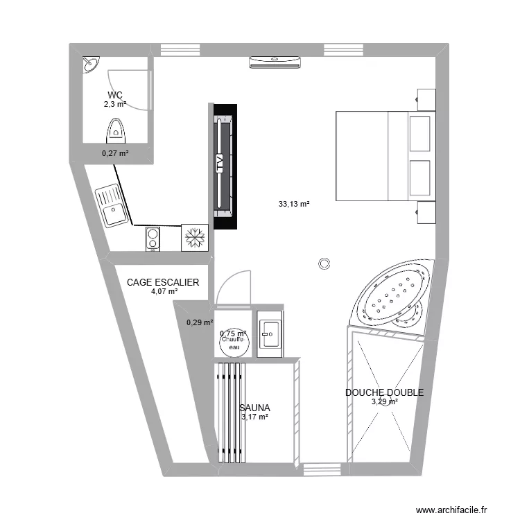 REVEST. Plan de 8 et 47 m² REVEST. Plan de 8 et 47 m²