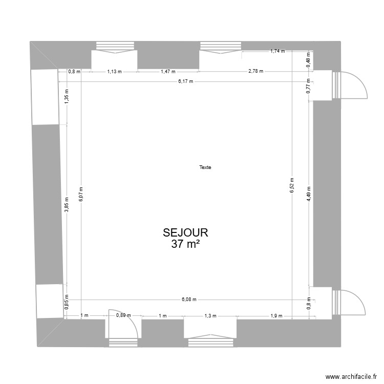 THOMAS SEJOUR. Plan de 0 pièce et 0 m2