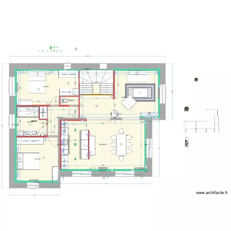 Maison_Chico_Jojo_Electricité. Plan de Maison_Chico_Jojo_Electricité. Plan de