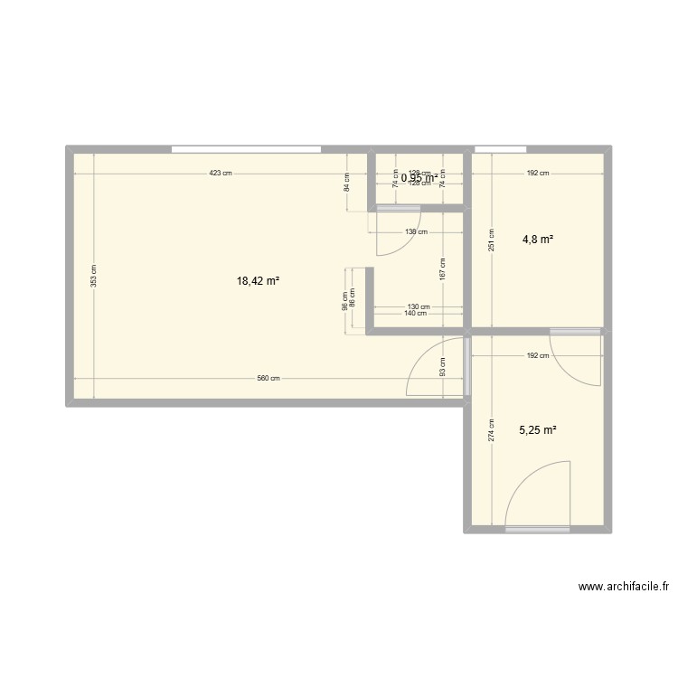 appart. Plan de 0 pièce et 0 m2